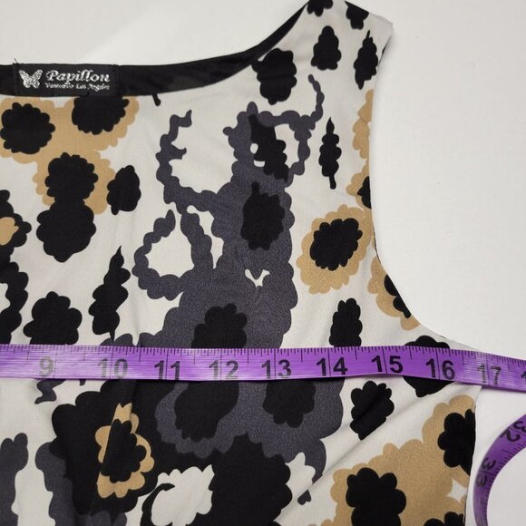 Black and White Floral Print Sleeveless Dress  Various Sizes  M  L - NWOT - Picture 4 of 9